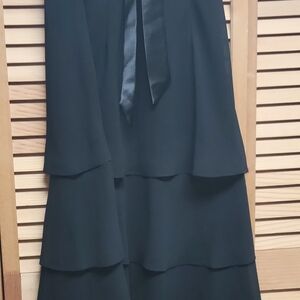 Liz Claiborne Black Tiered Maxi Skirt